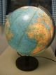 Globus Holzfuß Licht Lampe Leuchtglobus Jro Erde Weltkugel Erdglobus Erdball Wissenschaftliche Instrumente Bild 1
