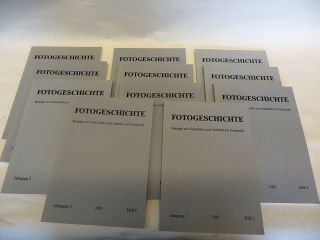 11x BÜcher Fotogeschichte Von 1981 - 1986 Sk008 Bild