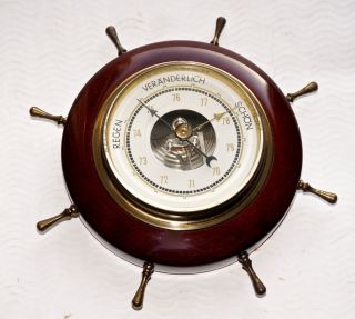 Altes Maritimes Barometer Bild