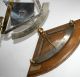 Antikes Nivelliergerät Messing Vermessungsgerät Fernrohr Andenken In Wissenschaftliche Instrumente Bild 2