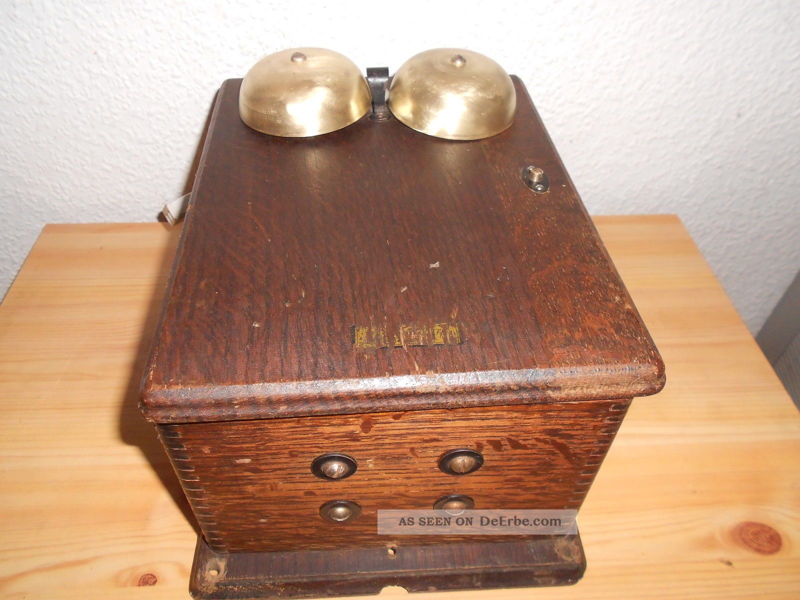 Antikes Telephon Western Electric Made In Usa Von 1914 Für Sammler Antike Bürotechnik Bild