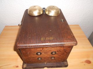 Antikes Telephon Western Electric Made In Usa Von 1914 Für Sammler Bild
