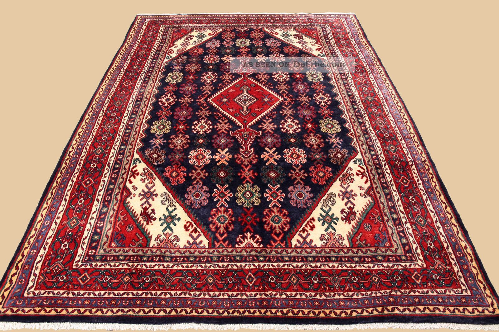 Persischer Teppich Ca.  (303 X 208) Cm Gereinigt Teppiche & Flachgewebe Bild