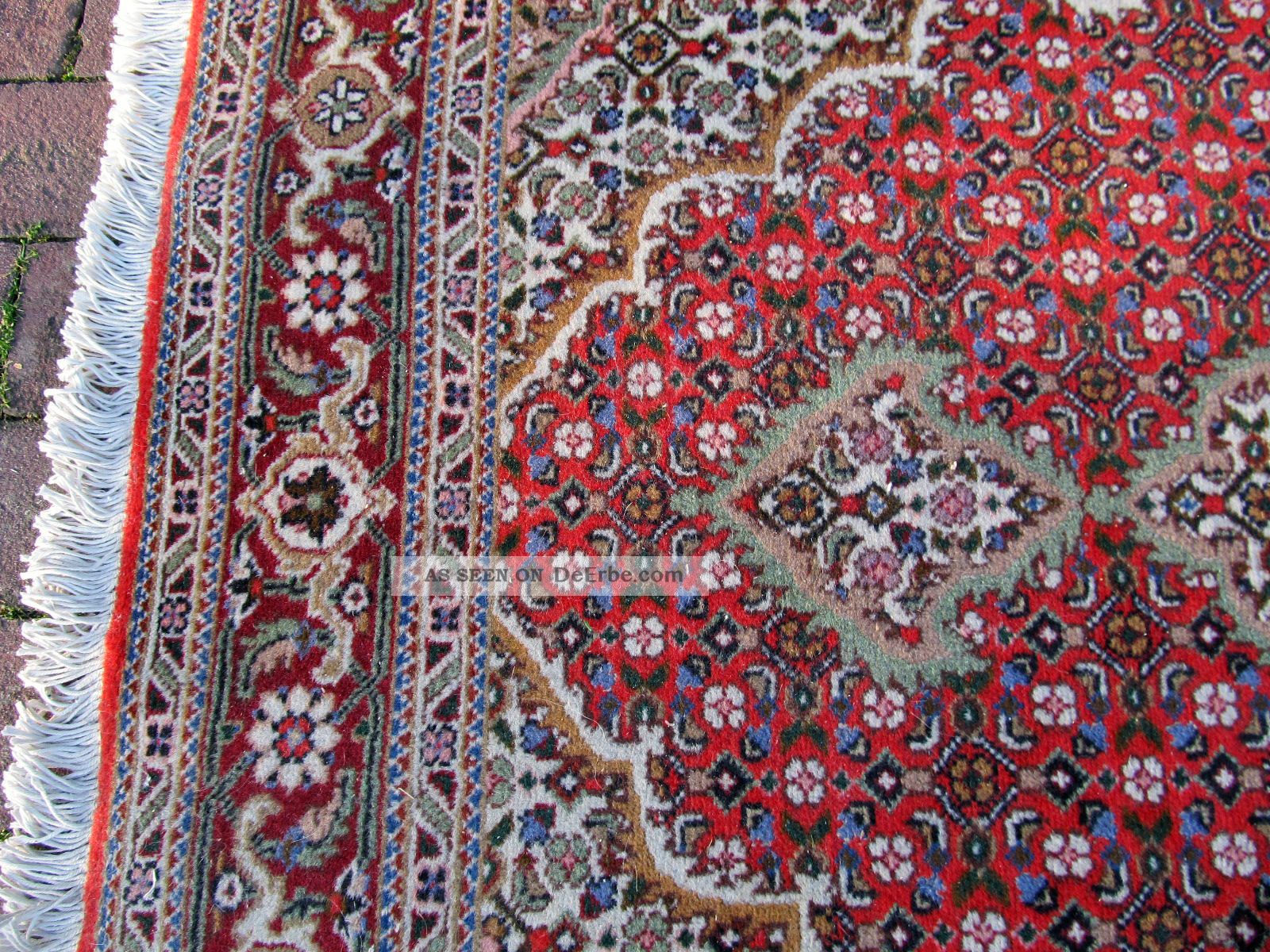 Orientalischer Teppich 144 X 102 Cm Rot - Medaillon Teppiche & Flachgewebe Bild