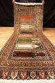 Antiker Seidenteppich Kayseri Seide Teppich Gebetsmotiv Top Silk Seta 225x83cm Teppiche & Flachgewebe Bild 1