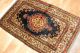 Antiker Seidenteppich Kayseri Seide Teppich Gebetsmotiv Top Silk Seta 139x90cm Teppiche & Flachgewebe Bild 1