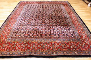 Feiner Blumen Bidijhahr Herati 315x220cm Orient Teppich Carpet Nain 3658 Rug Bild
