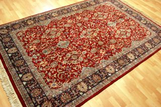 Handgeknüpfter Blumen Saru - Rug Orient Mir Nain Teppich Old Rug Carpet 255x165cm Bild