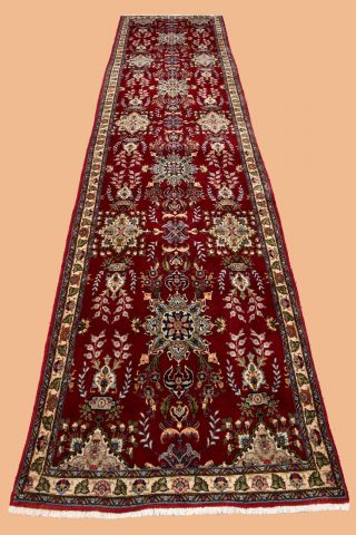 Persischer Teppich - Läufer Nr.  2330 Ca.  (470 X 105) Cm Fachmännisch Gereinigt Bild