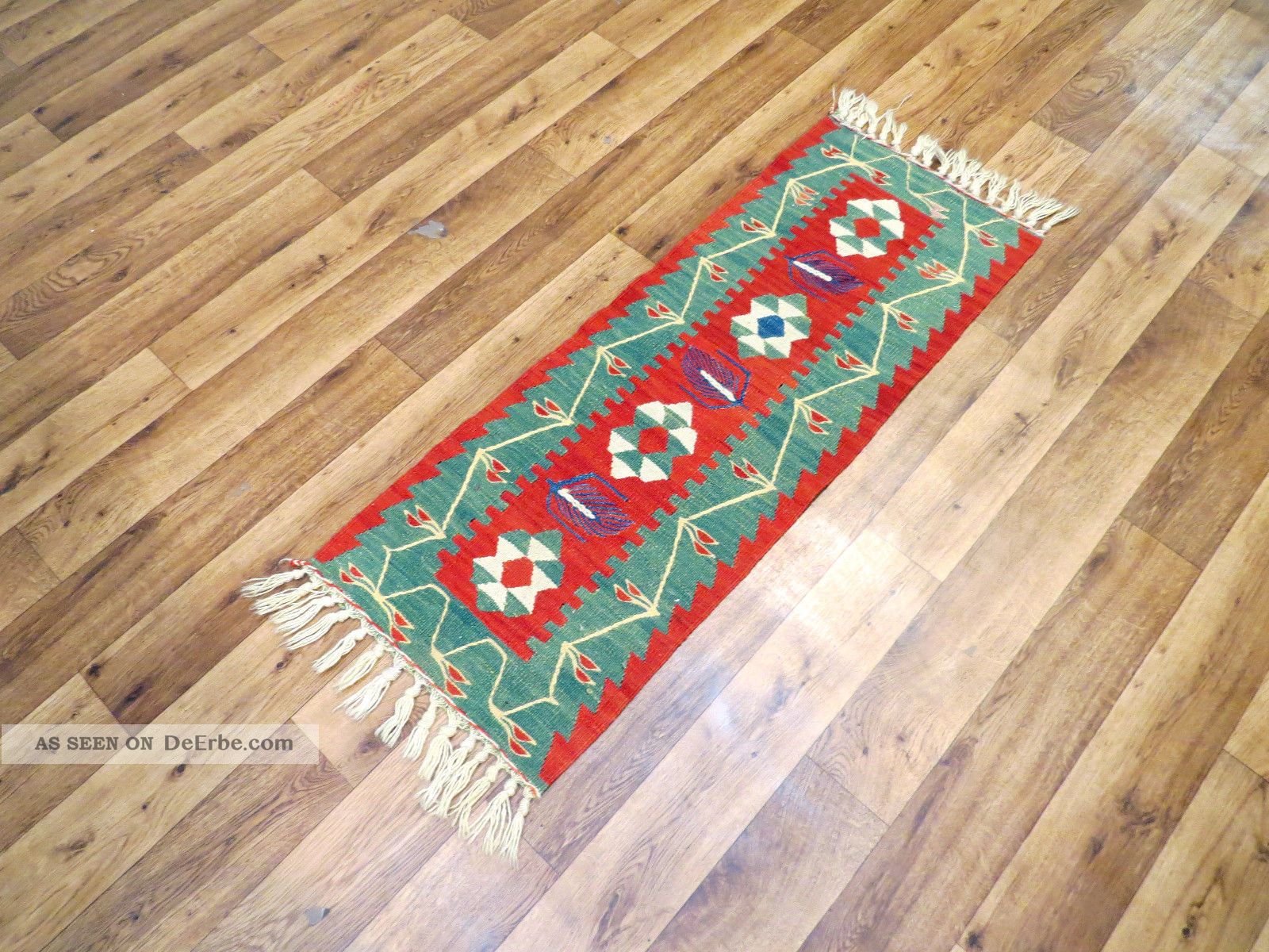 Traumhaft Schöner Perserteppich (cm 115 X 45) Orientteppich - Kelim - Nr.  K7 Teppiche & Flachgewebe Bild