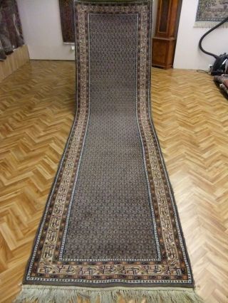 Orientteppich Teppich Königlicher Teppich Läufer 340x92 Wunderschön Bild