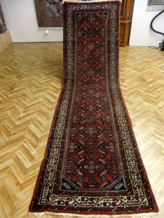 Orientteppich Teppich Königlicher Antik Teppich Läufer 302x81 Wunderschön Bild