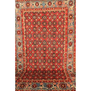 Antiker Alter Handgeknüpfter Perser Orientteppich Bida Veramin Tappeto 205x305cm Bild
