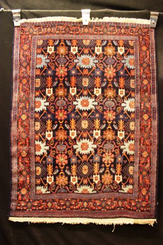 60 Jahre Antiker Senneh / Biedjar - Top - Kazak Teppich Old Rug Carpet 150x113cm Bild