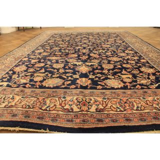 Antiker Alter Handgeknüpfter Perser Orient Palast Teppich Mit Tiermotiven Carpet Bild