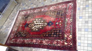 Antiker Teppich Persien Old Rug 111 X 168 Cm Bild