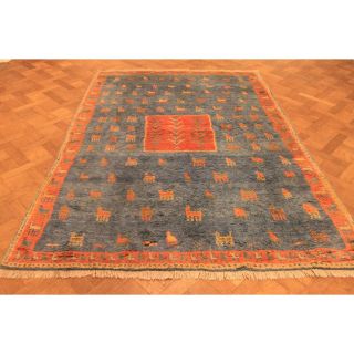 Wunderschöner Handgeknüpfter Perser Teppich Gabbeh Tappeto Rug 280x195cm Bild