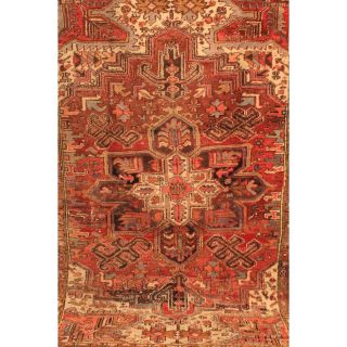 Antiker Handgeknüpfter Orient Perser Teppich Iris Serapi Tappeto Rug 290x215cm Bild