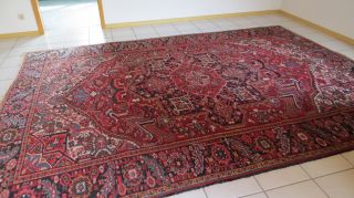 Echter Alter Persischer Teppich Bild