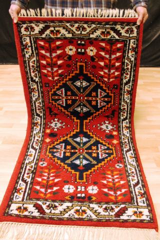 Königlicher Blumen Teppich 150x80cm Orient Teppich Carpet 3602 Rug Tappeto Bild