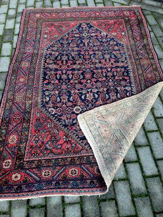 Teppich Handgeknüpft Antik Arak.  Farahaan 200x130 Cm Alt Carpet Tappeto Tapis Bild