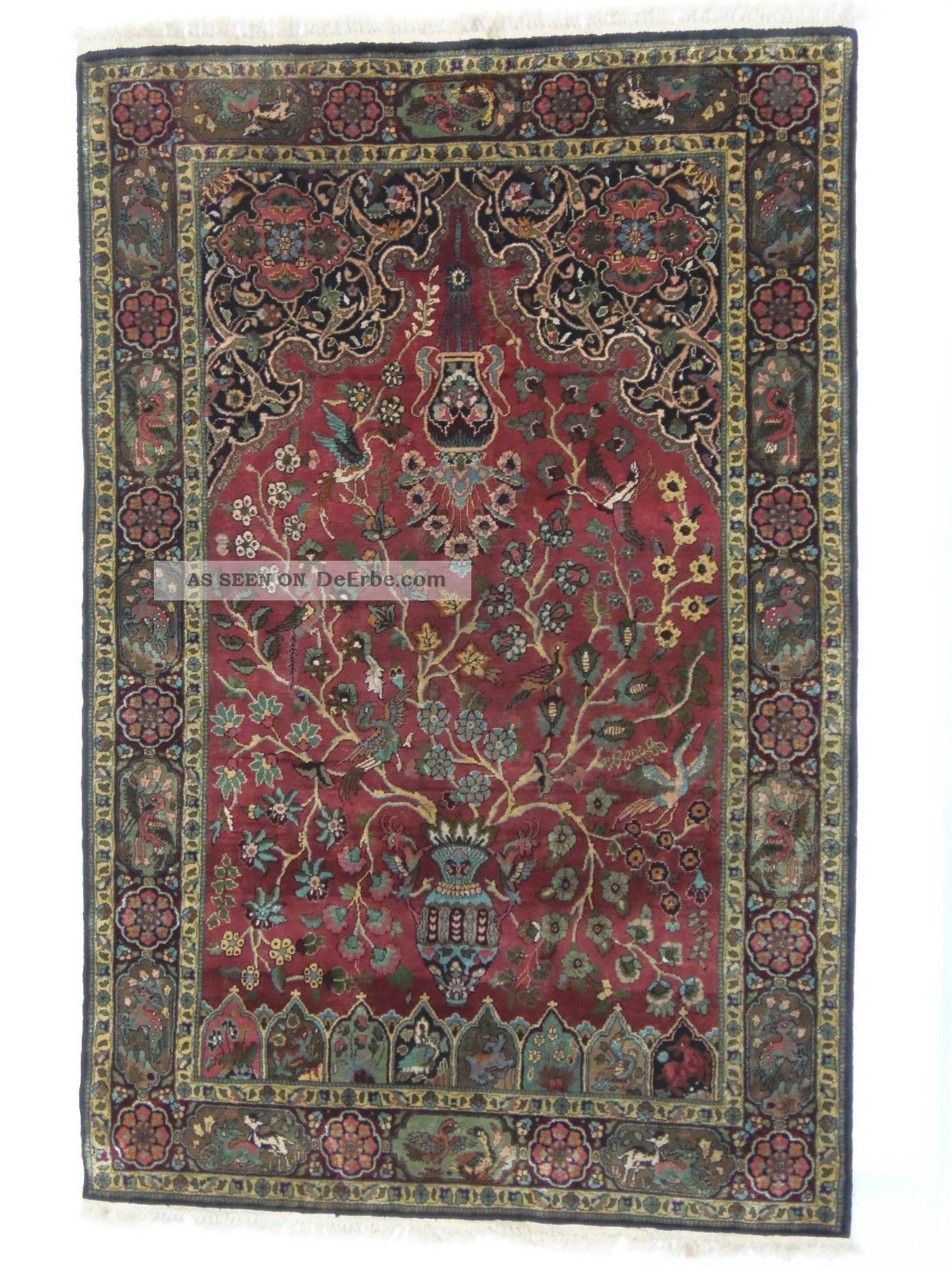 Rar - Wunderschöner Hereke Pure Silk 144 X 95 Seidenteppich - Top Teppiche & Flachgewebe Bild