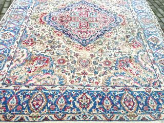 Teppich Handgeknüpft K I R M A A N 340x250 Cm Alt Carpet Tappeto Tapis Bild