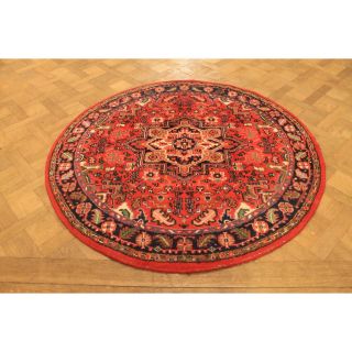 Wunderschöner Handgeknüpfter Runder Perser Orientteppich Sa Ruq Carpet 180cm Bild