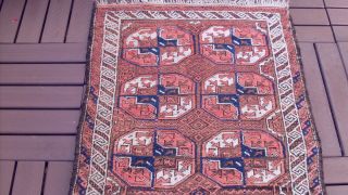 Antiker Afganlstan Belutsch Teppich W/w1930 Maße229x83cm Bild