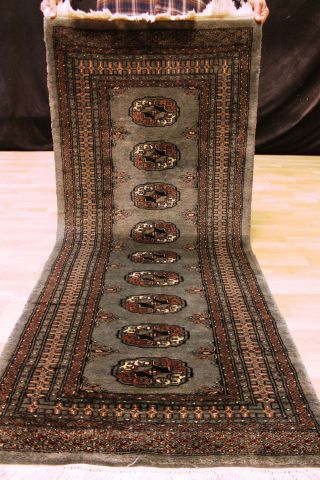 Alter Afghan Buchara 180x77cm Orient Teppich Carpet Tappeto Tapis Afghan 3550 Bild