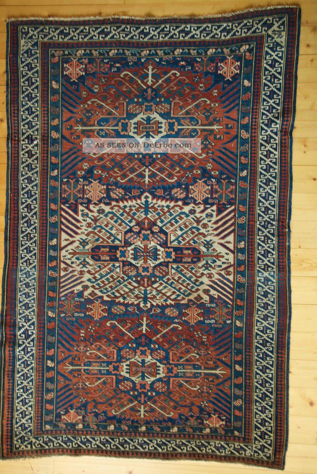 Antik Kaukasische Teppich Kuba Zejwa Antique Caucasian Rug Teppiche & Flachgewebe Bild
