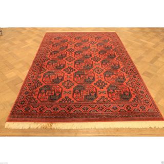 Schöner Alter Orient Teppich Afghan Art Deco Gewebt 300x200cm Carpet Tappeto Rug Bild