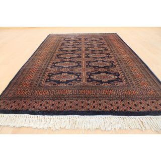 Prachtvoller Handgeknüpfter Orientteppich Buchara Yomut Tapis 80x125cm 039 Bild