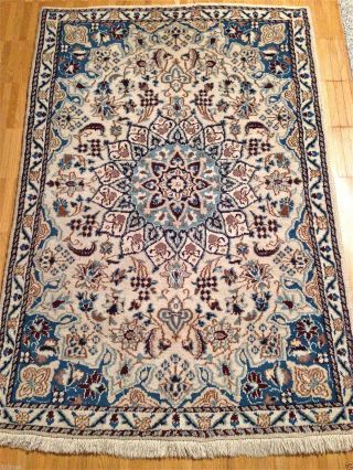 Teppich 100 Handgeknüpft Tbasnain 128x84 Cm Carpet Tappeto Tapis Bild