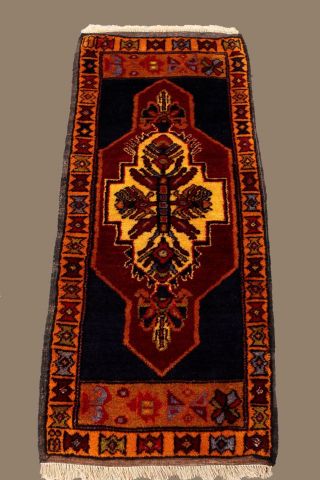 Ein Alter Persischer Teppich Ca.  (127x56) Cm Lori Teppich Handgeknüpft Bild