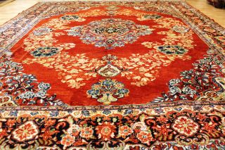 Antiker Alter Mahal Us Rug Kazak 430x330cm Teppich Tappeto Carpet 3529 Heriz Bild