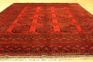 Alter Afghan Buchara 280x200cm Orient Teppich Carpet Tappeto Tapis Afghan 3527 Bild