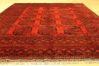 Alter Afghan Buchara 280x200cm Orient Teppich Carpet Tappeto Tapis Afghan 3527 Bild