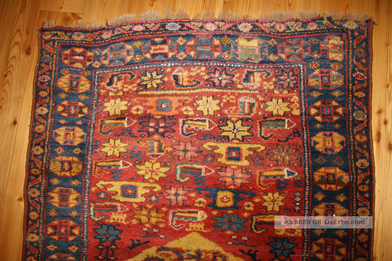 Alter Bis Antiker Kurdischer Teppich,  195 X 92 Teppiche & Flachgewebe Bild