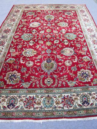 Alter Perserteppich Täbr.  340 X 248 Old Carpet,  Tappeto,  Tapis,  Alfombra - 111 Bild