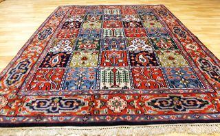 Alter Felder Bilder Garten Bachtiar 240x170cm Orient Teppich Tappeto Rug 3506 Bild