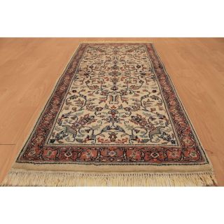 Wunderschöner Handgeknüpfter Orientteppich Kaschmir Nain Tappeto 70x140cm 24 Bild