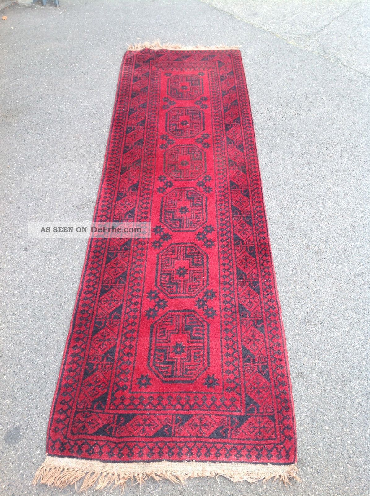 Toller Teppich Aus Turkmenistan Läufer 267 X 79 Cm Antiker Teppich Teppiche & Flachgewebe Bild