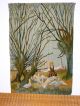 Wandteppich Gobelin Kelim Gänseliesel - Motiv 118x69 Handgewebt Wolle Teppiche & Flachgewebe Bild 6