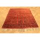 Schöner Antiker Handgeknüpfter Orient Perser Teppich Afghan Art Deco 145x190cm Teppiche & Flachgewebe Bild 2