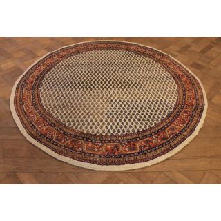 Wunderschöner Handgeknüpfter Runder Perser Orientteppich Sa Ruq Carpet 215cm Bild