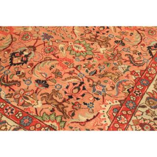 Orginaler Handgeknüpfter Perser Palast Teppich Feiner Blumen Teppich 330x210cm Bild