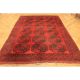 Antiker Alter Handgeknüpfter Orient Teppich Afghan Art Deco 205x305cm Old Rug Teppiche & Flachgewebe Bild 2