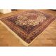 Prachtvoller Edeler Handgeknüpfter Perser Blumen Teppich Saruq Nain Carpet Top Teppiche & Flachgewebe Bild 3