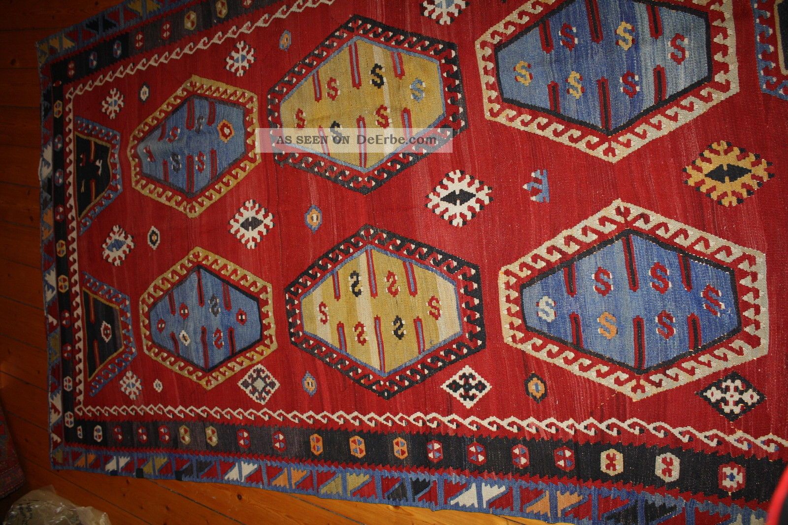 Alter Anatolischer Kelim,  301 X 151 Teppiche & Flachgewebe Bild
